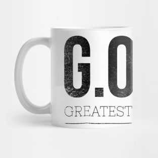 G.O.A.T // Black Mug